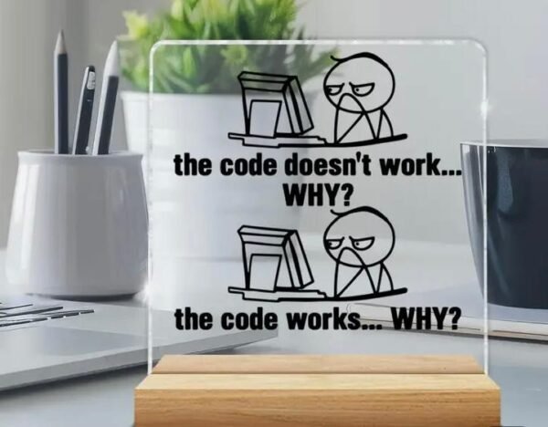 Developer's Dilemma Desk Display